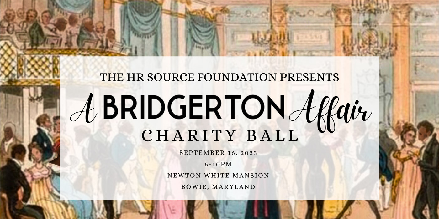 A Bridgerton Affair Charity Ball Flyer